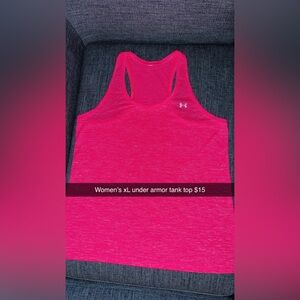 Under Armour Hot Pink Racerback Performance Tank